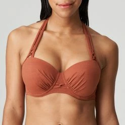 Prima Donna Swimwear Manuia Burnt Amber Balcony Bikini Top 4008116