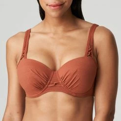 Prima Donna Swimwear Manuia Burnt Amber Balcony Bikini Top 4008116
