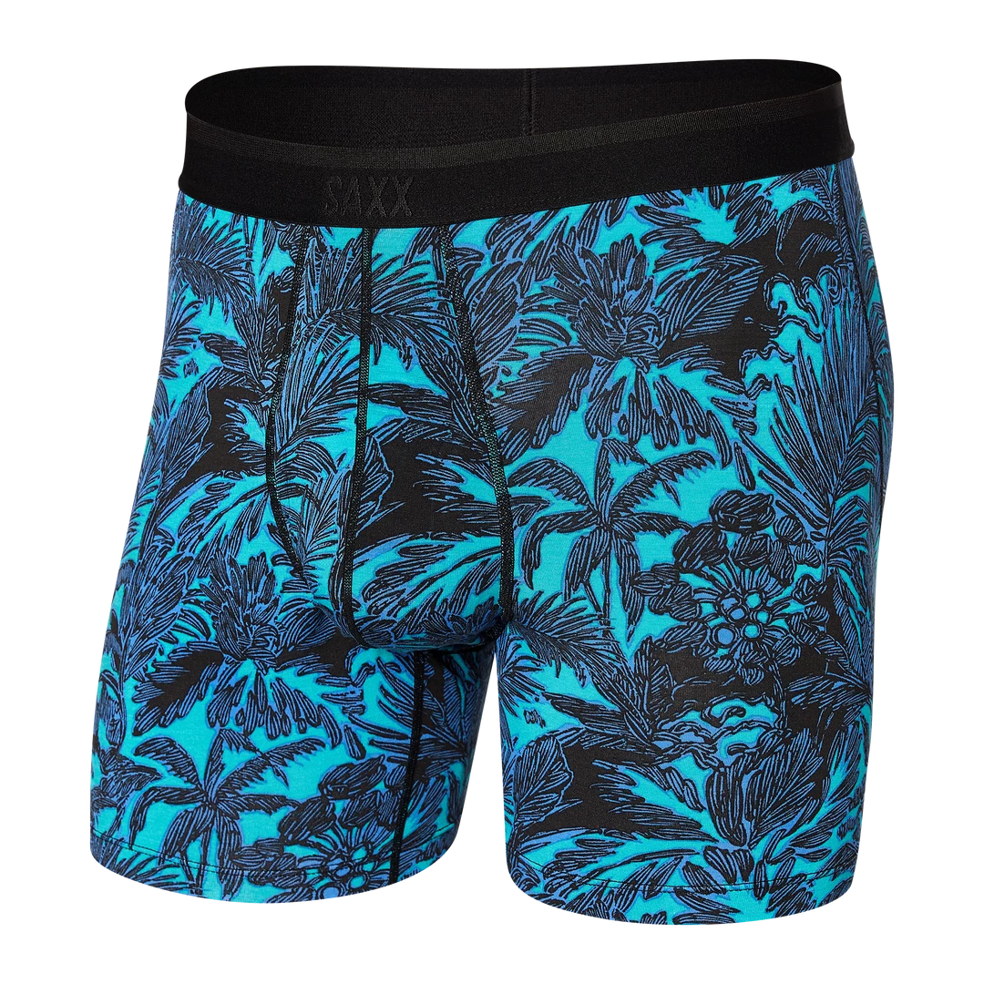 Saxx Platinum Lush Tropics Racer Blue Boxer Brief Mens Underwear BB42F 6 Saxx Platinum Lush Tropics Racer Blue Boxer Brief Mens Underwear BB42F