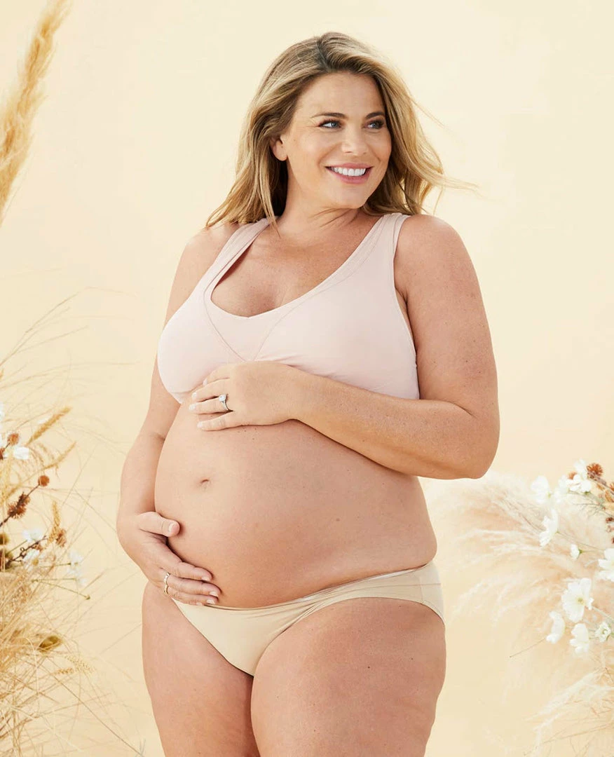 Cake Lotus Blush Pink Busty Hands Free Pumping Wireless Nursing Bra 26-1037 Bras 9 Cake Lotus Blush Pink Busty Hands Free Pumping Wireless Nursing Bra 26-1037 Bras