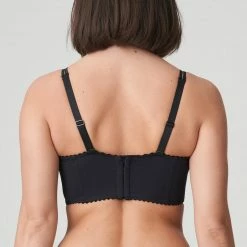 Bras Prima Donna Belgravia Black Unlined Triangle Longline Bra 0163224