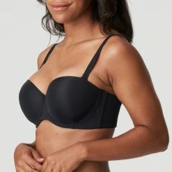 Prima Donna Figuras Charcoal Padded Strapless Bra 0263258 Bras