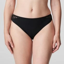 Prima Donna Vya Black Lace Thong Panty 0663330 Bra & Panty Sets