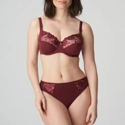 Bras Prima Donna Orlando Deep Cherry Unlined Full Cup Bra E-I 0163151