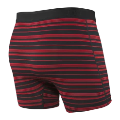 Saxx Platinum Black Red Print Boxer Brief Underwear BB42F