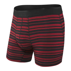 Saxx Platinum Black Red Print Boxer Brief Underwear BB42F