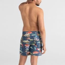 Saxx Betawave Boardie Deep Dive Twilight Mens Swimwear SW01L