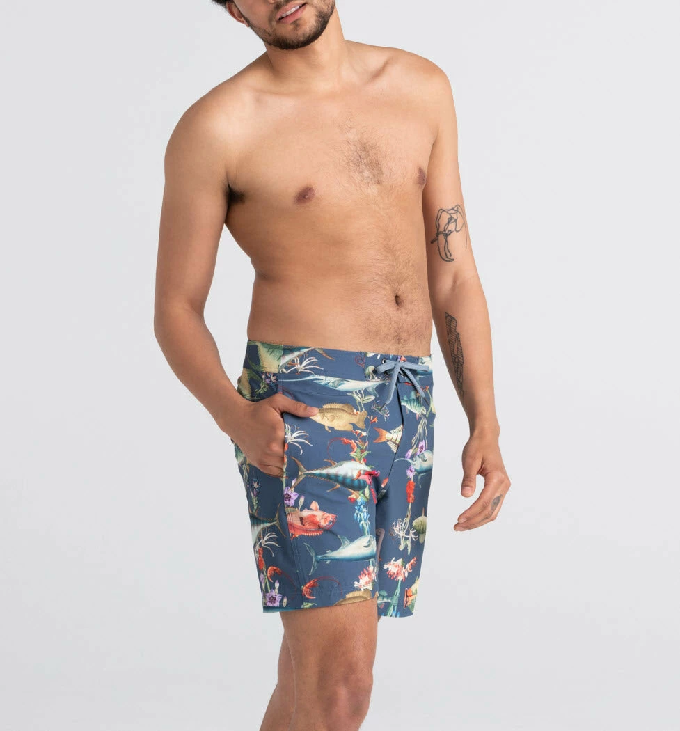 Saxx Betawave Boardie Deep Dive Twilight Mens Swimwear SW01L 3 Saxx Betawave Boardie Deep Dive Twilight Mens Swimwear SW01L