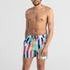 Saxx Oh Buoy 2N1 Volley Cut Work Stripe Airy Blue Mens Swimwear SW03L 2 Saxx Oh Buoy 2N1 Volley Cut Work Stripe Airy Blue Mens Swimwear SW03L