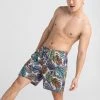 Saxx Oh Buoy 2N1 Volley Jungle Glow Multi Mens 7" Swimwear SW04L