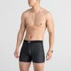 Saxx Hot Shot Water Camo Black Heather Cooling Boxer Brief Underwear BB09