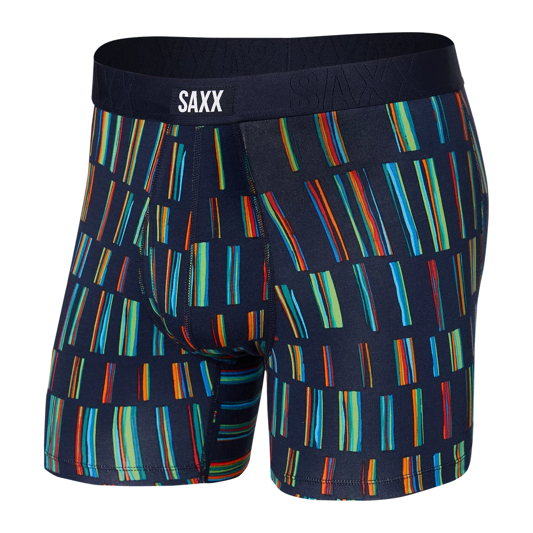 Saxx Undercover Sticks And Stripes Navy Boxer Brief With Fly Mens Underwear BB19F 5 Saxx Undercover Sticks And Stripes Navy Boxer Brief With Fly Mens Underwear BB19F